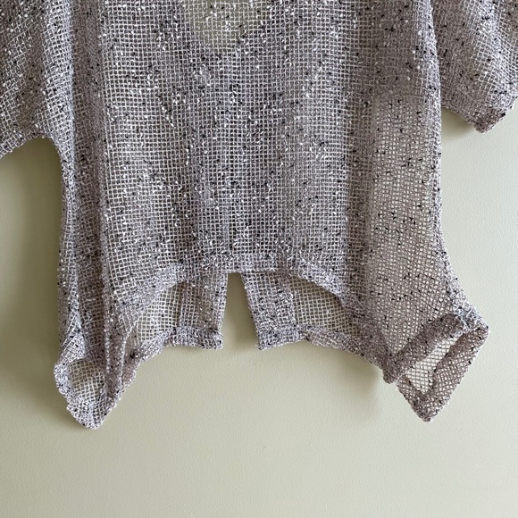 Keren Crochet Women’s Open Knit Cardigan Large Fairy Grunge Lagenlook Artsy - Picture 7 of 14